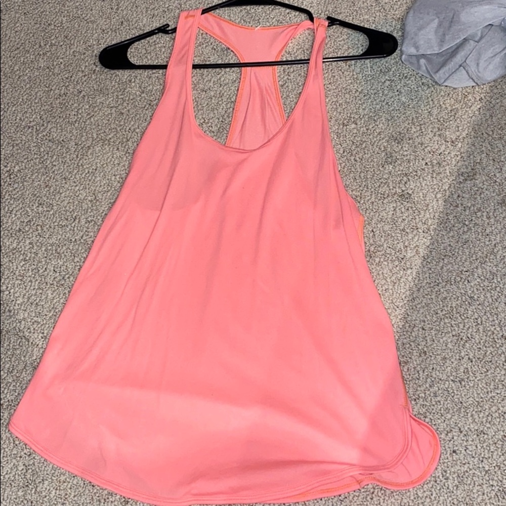 Lululemon Razorback muscle tank coral NWOT